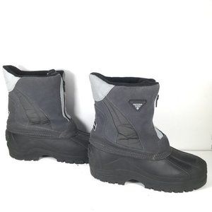 Weatherproof Adam Snow Boot Black/Grey Size 4